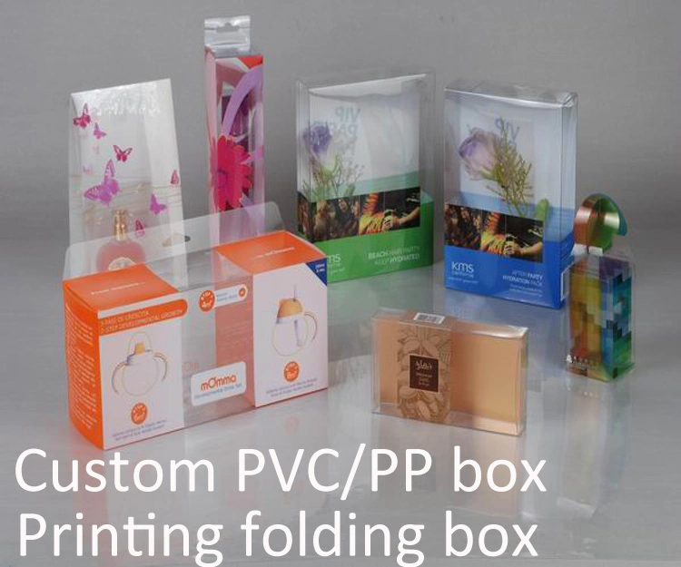 Factory Custom PVC/ PP/ PET Plastic Foldable Box for baby care products
